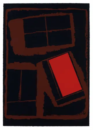Screenprint Nevelson - Untitled