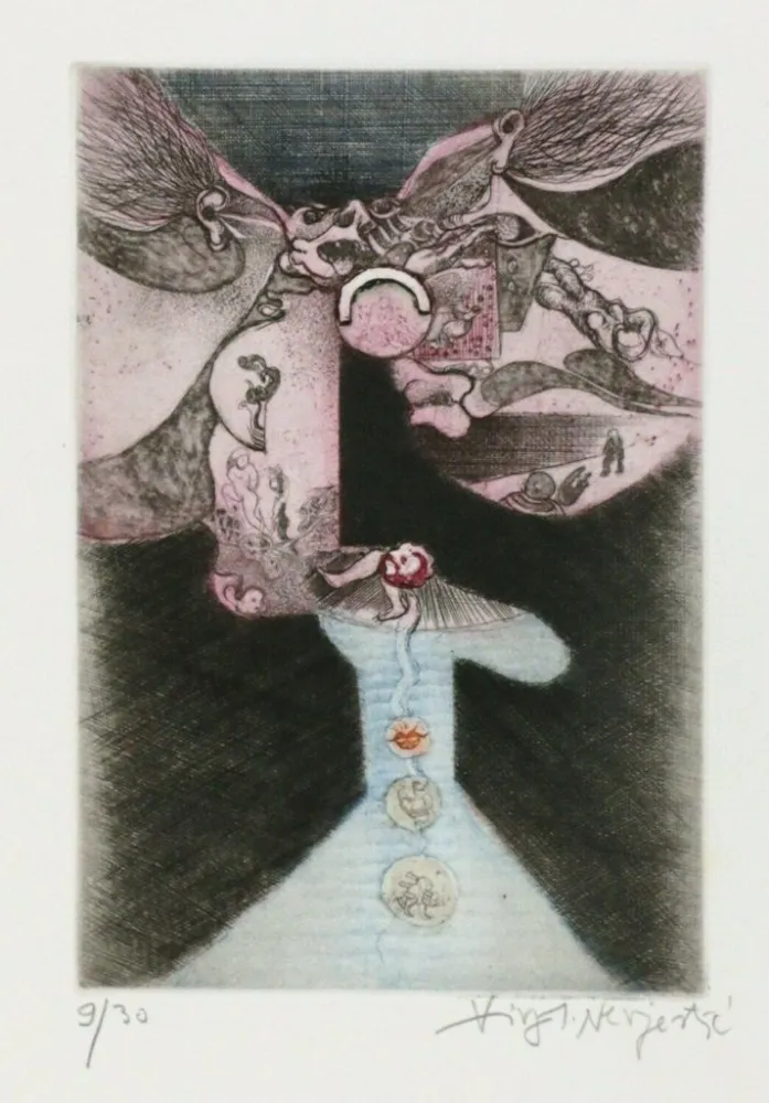 Etching And Aquatint Nevjestic - L'Aube