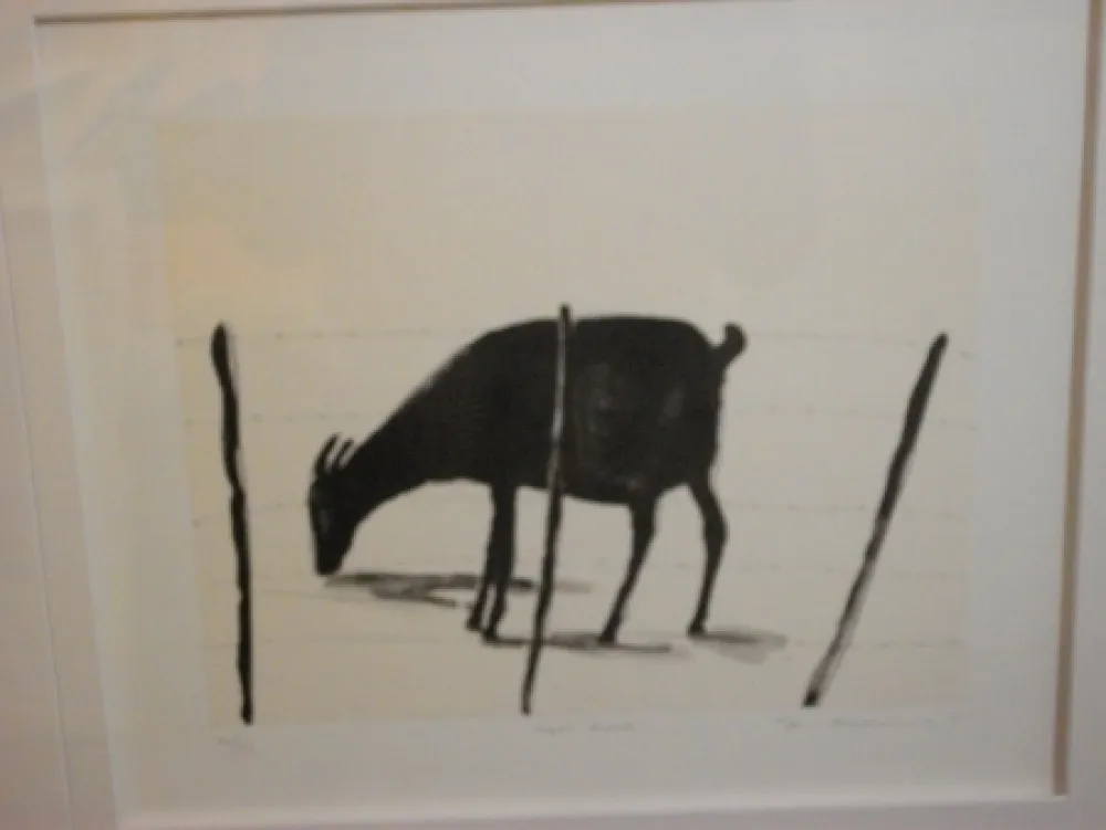 Lithograph Nhlengethwa - Left Alone