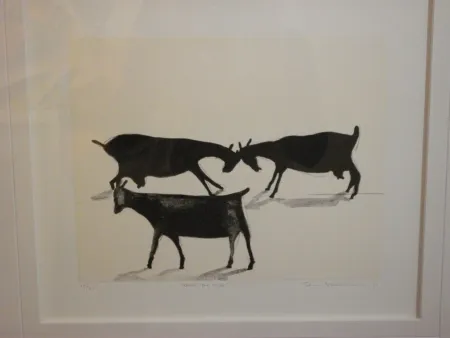 Lithograph Nhlengethwa - Who's the Boss