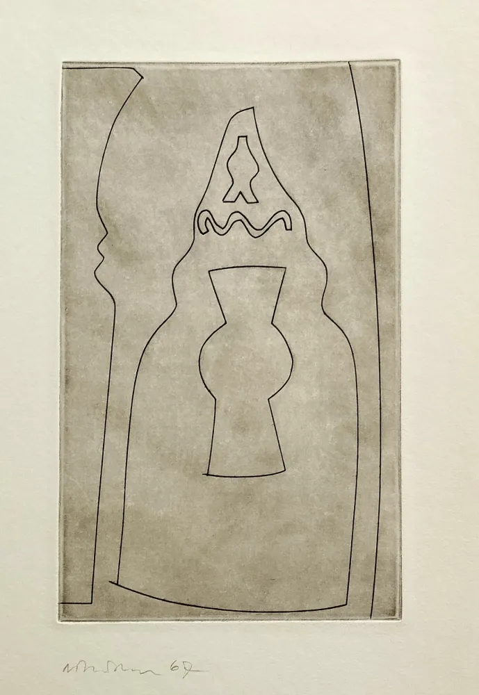 Engraving Nicholson - Curled Turkish form