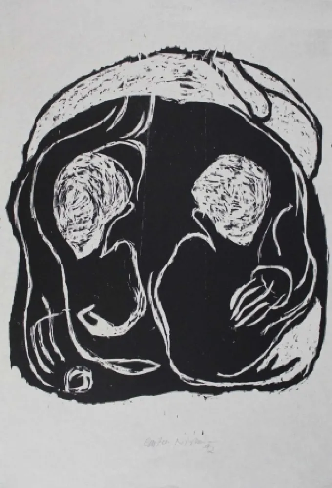 Woodcut Nicolai - Im Inneren frisst das Helle das Dunkle II