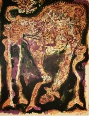 Lithograph Nieto - Gracieuse dépliée