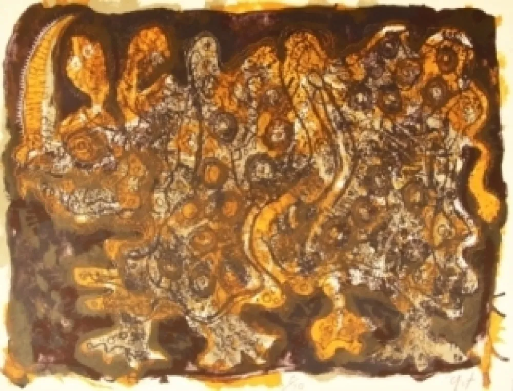 Lithograph Nieto -  Nashorn 