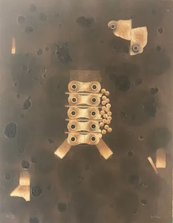 Etching Nissen - Mariposa Obsidiana