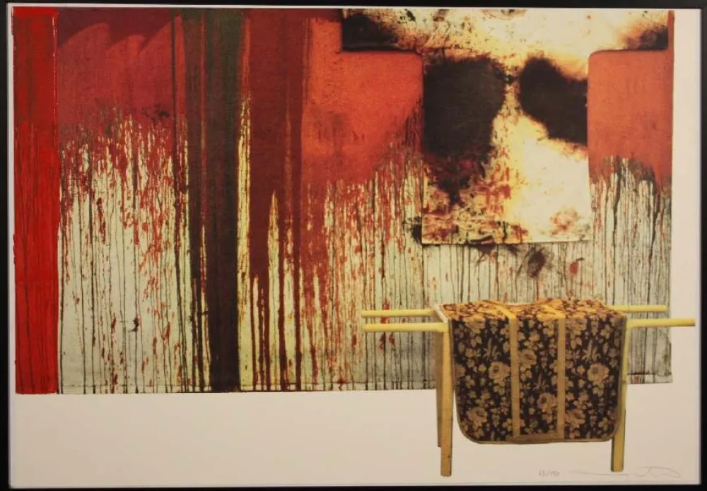 Lithograph Nitsch - SENZA TITOLO