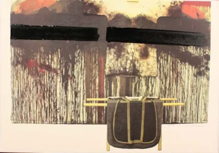 Lithograph Nitsch - SENZA TITOLO