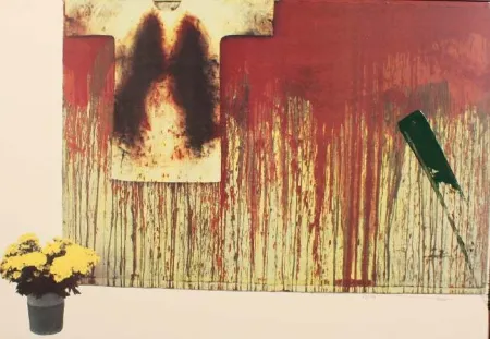 Lithograph Nitsch - SENZA TITOLO