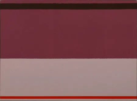 Screenprint Noland - Abstract Composition, 1973 -  Hand-numbered!