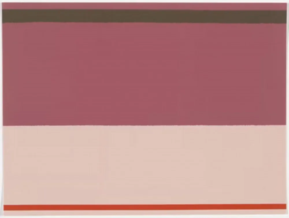 Screenprint Noland - Untitled from The New York Collection for Stockholm