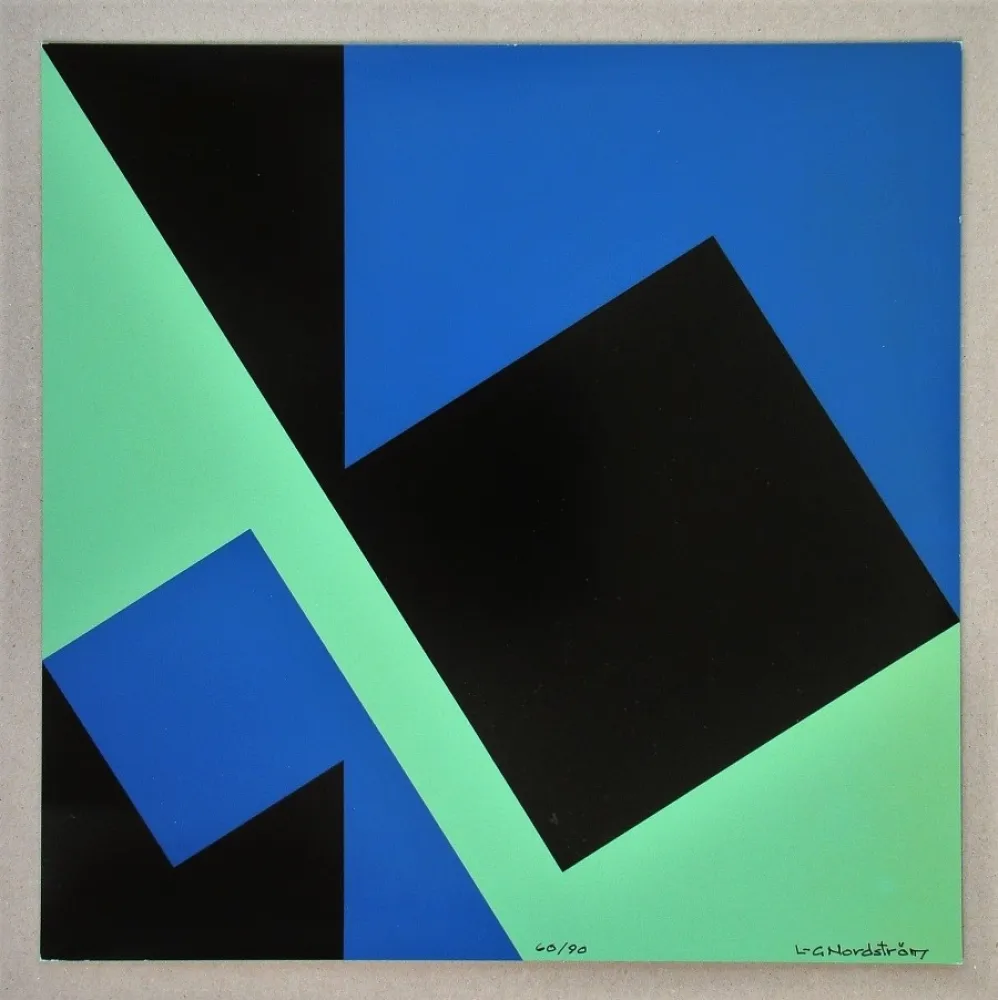 Screenprint Nordström - Concrete Composition