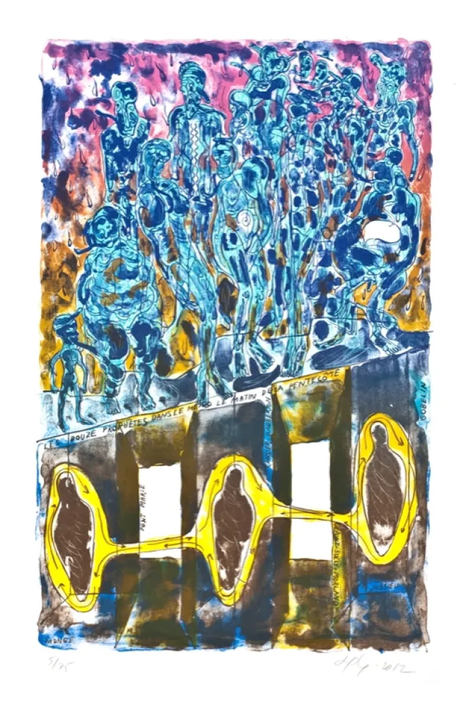 Lithograph Nørgaard - Gobelin