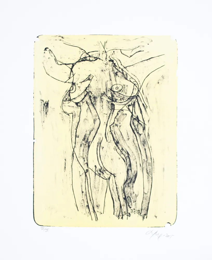 Lithograph Nørgaard - La femme I