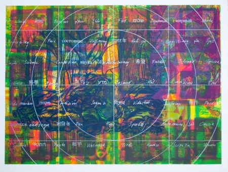 Lithograph Nørgaard - La Paix