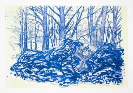 Lithograph Nørgaard - La paix III