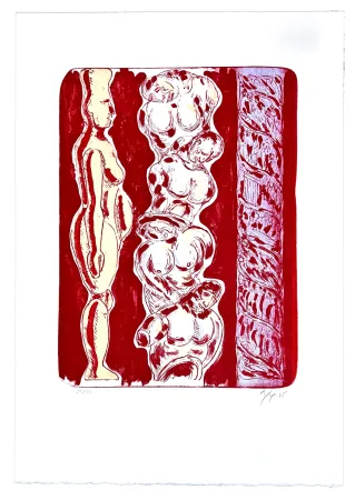 Lithograph Nørgaard - Mémoire d'outre tombe 6