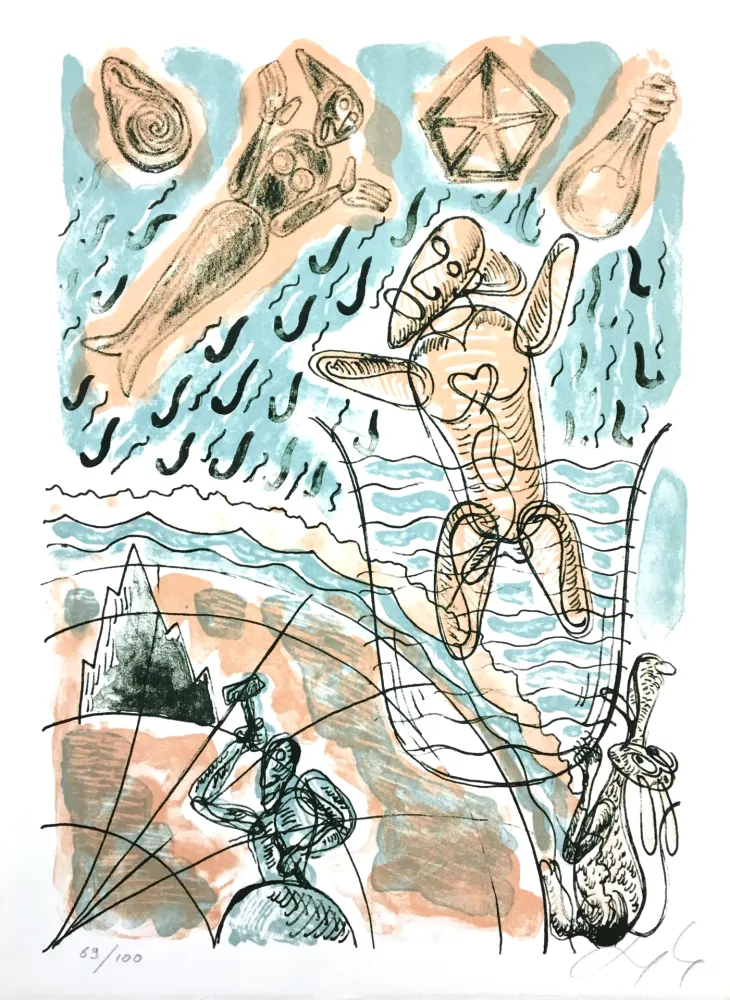 Lithograph Nørgaard - Sans titre