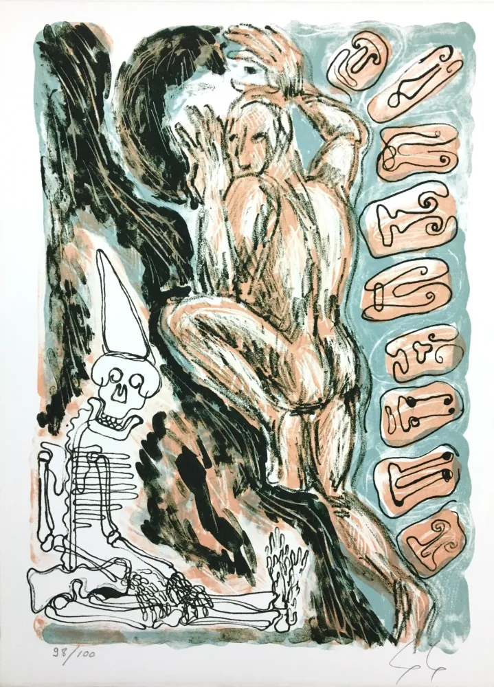 Lithograph Nørgaard - Sans titre