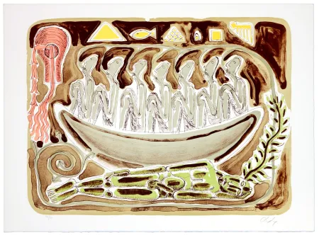 Lithograph Nørgaard - Un voyage sans destination