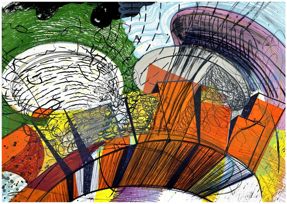 Lithograph Nørgard - 1