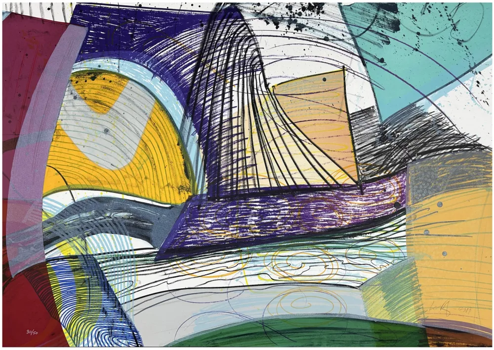 Lithograph Nørgard - 9