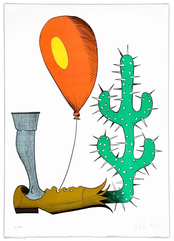 Lithograph Nørgard - Le début de l'amitié de toute une vie 
