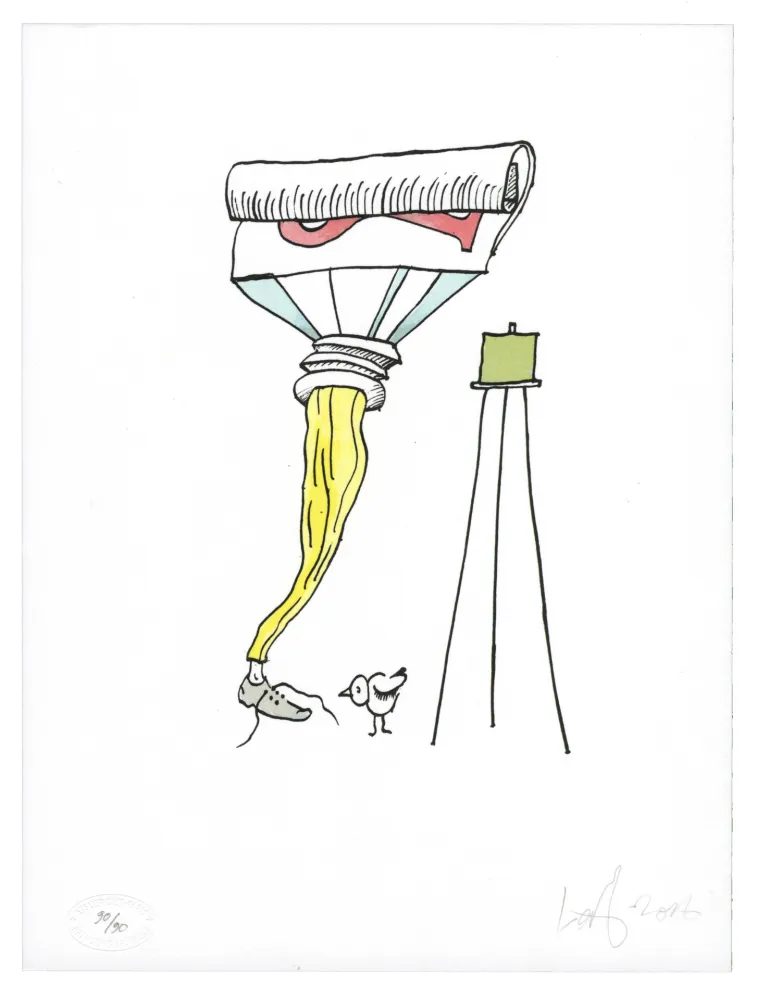 Lithograph Nørgard - Tube de dentifrice