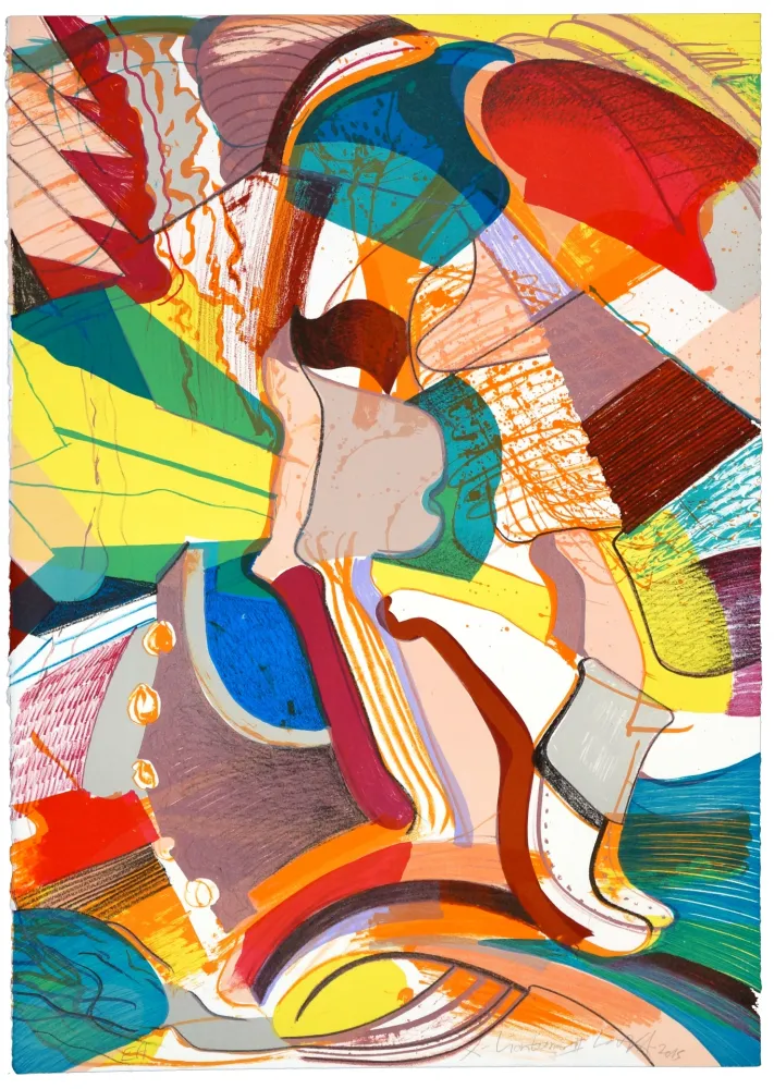 Lithograph Nørgard - X-liontamer II