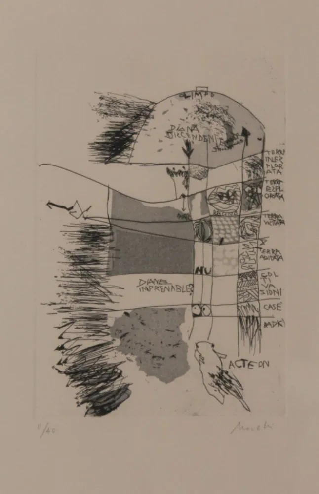 Lithograph Novelli - DAS BAD DER DIANA