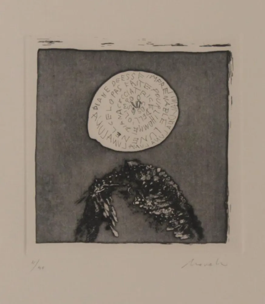 Etching Novelli - DAS BAD DER DIANA