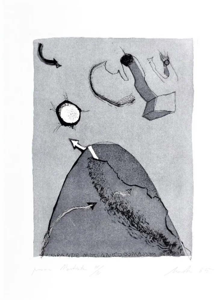 Etching And Aquatint Novelli - Il grande meccanico