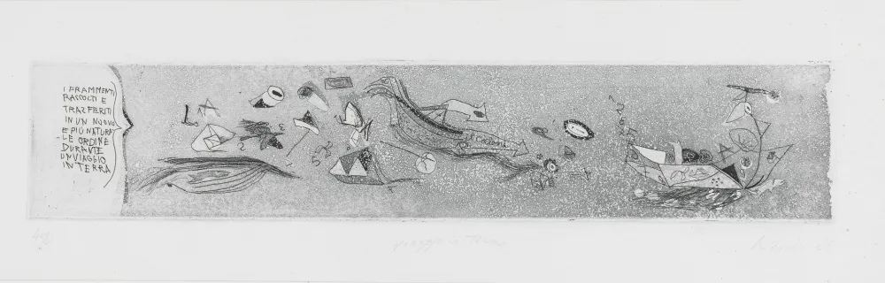 Etching And Aquatint Novelli - Viaggio in terra