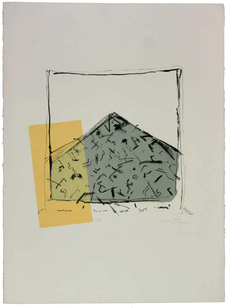 Lithograph Nupen - Dissolving