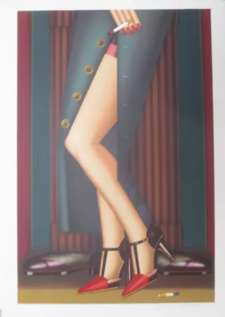 Lithograph Okshteyn - Legs