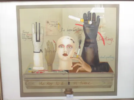 Lithograph Okshteyn - Nature morte