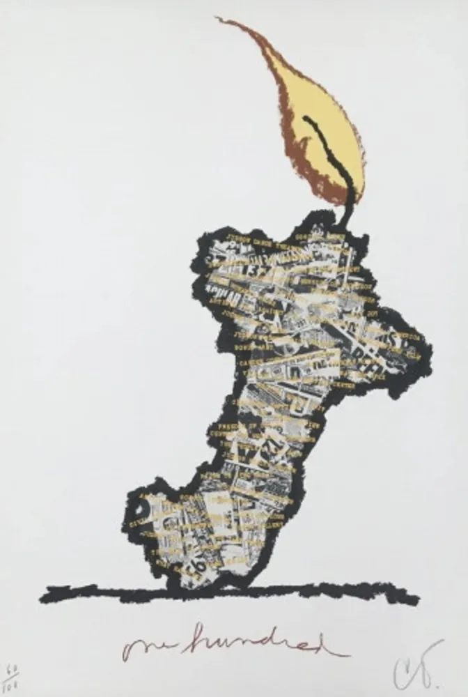 Screenprint Oldenburg - Centennial Print for the Judson Memorial Church