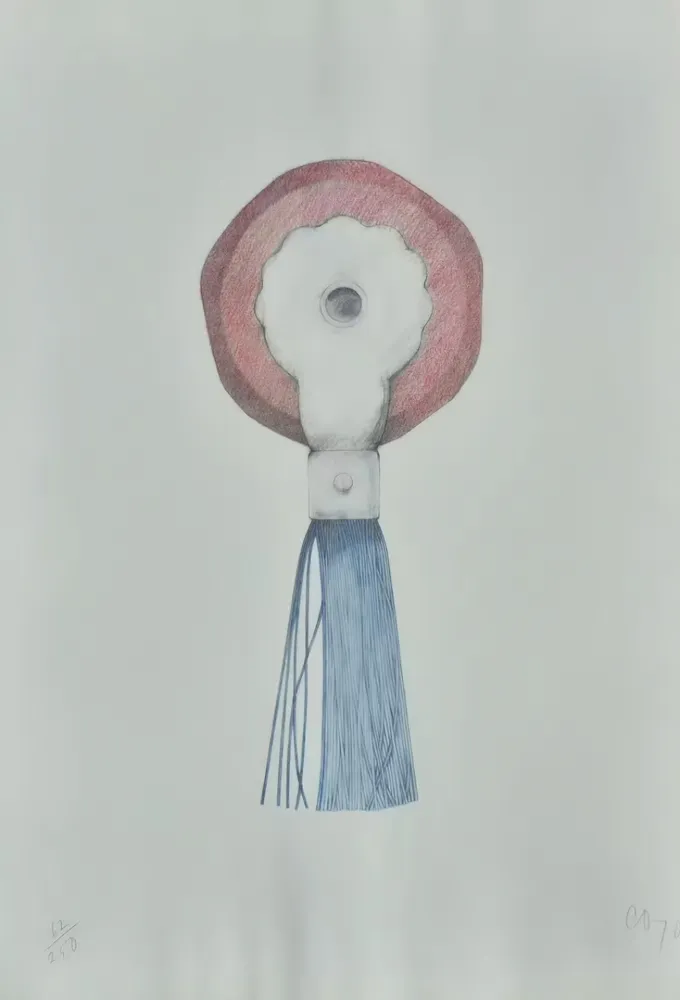 Lithograph Oldenburg - Eraser