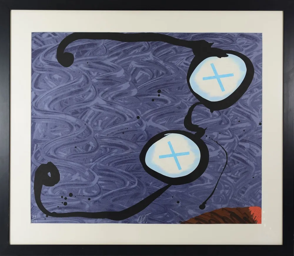 Screenprint Oldenburg - Icons in a Smoke-filled Room