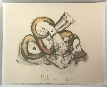 Lithograph Oldenburg - Pile of Erasers