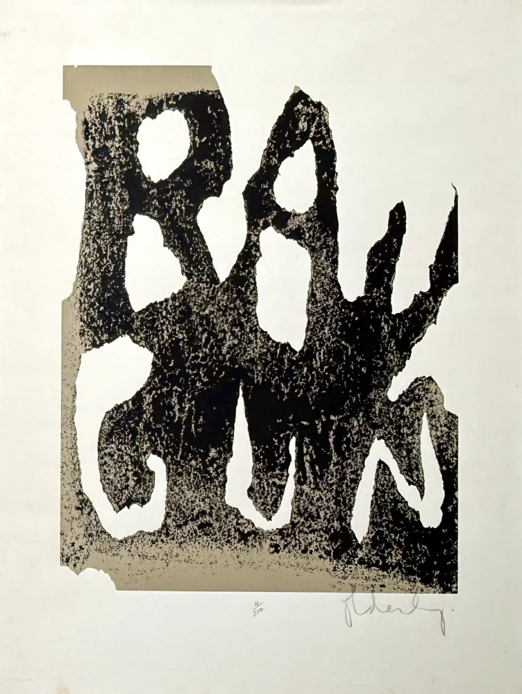 Lithograph Oldenburg - Ray Gun