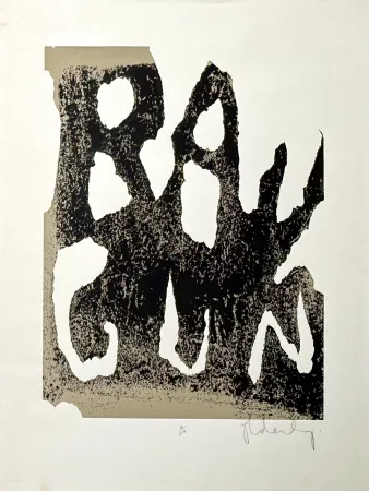 Lithograph Oldenburg - Ray Gun
