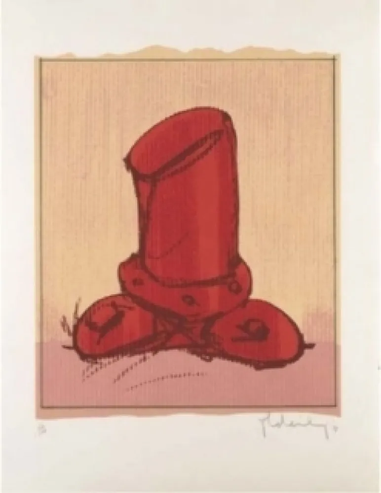 Lithograph Oldenburg - Soft fireplug