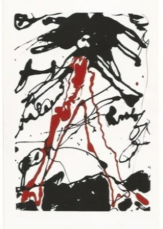 Screenprint Oldenburg - Striding figure 