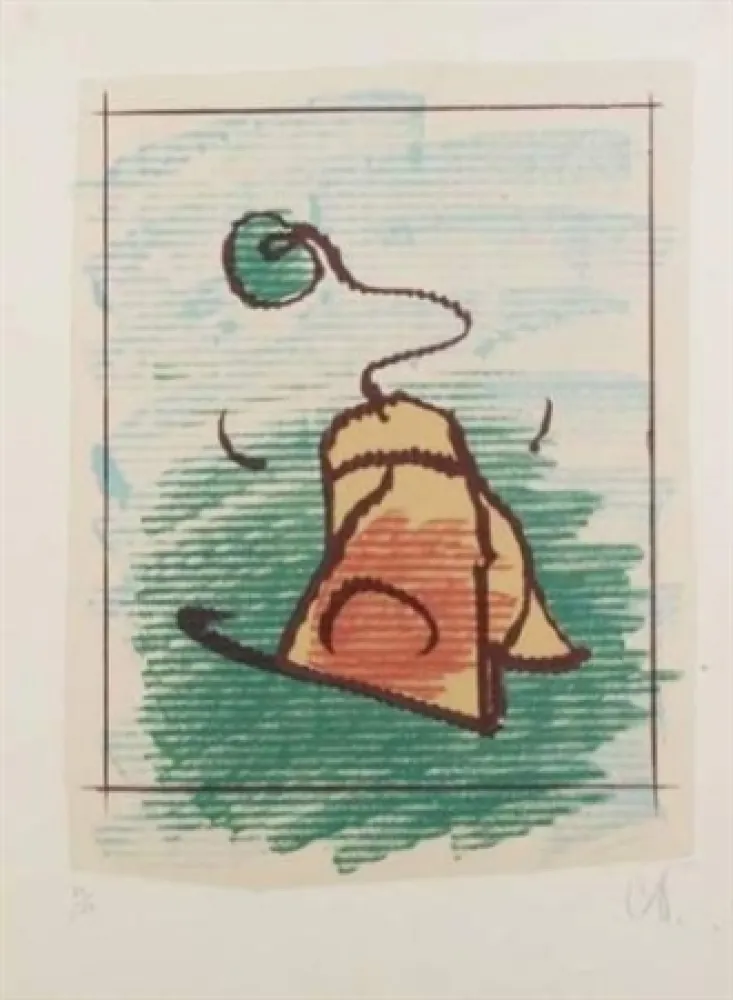 Lithograph Oldenburg - TEA BAG