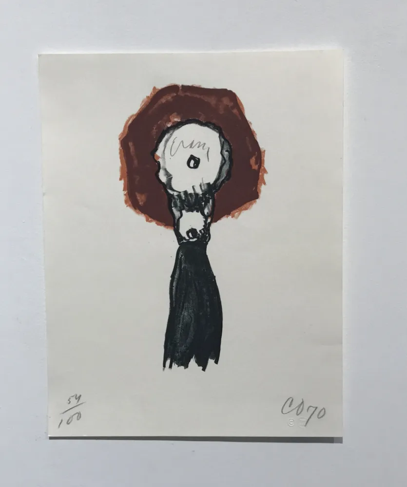 Lithograph Oldenburg - Typewriter Eraser