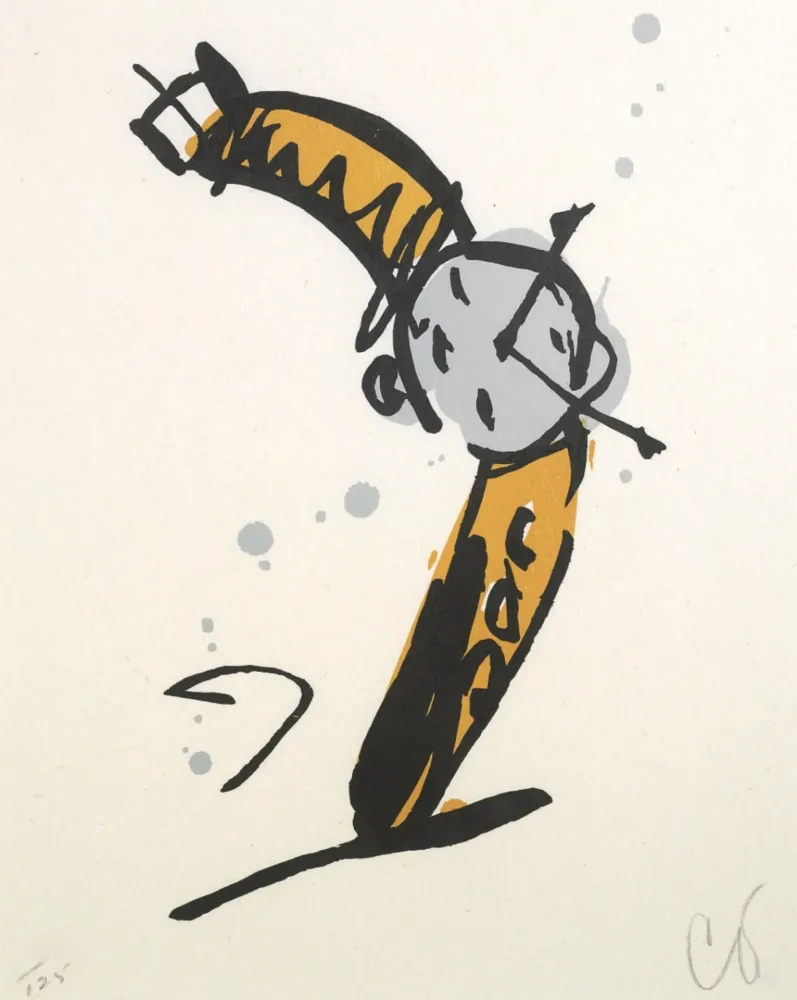 Lithograph Oldenburg - Wrist Watch Rising, from Art Pro-Choice II