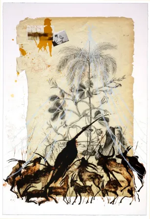 Lithograph Olguin - Sans titre