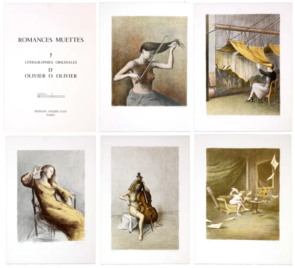 Lithograph Olivier O - Romances Muettes