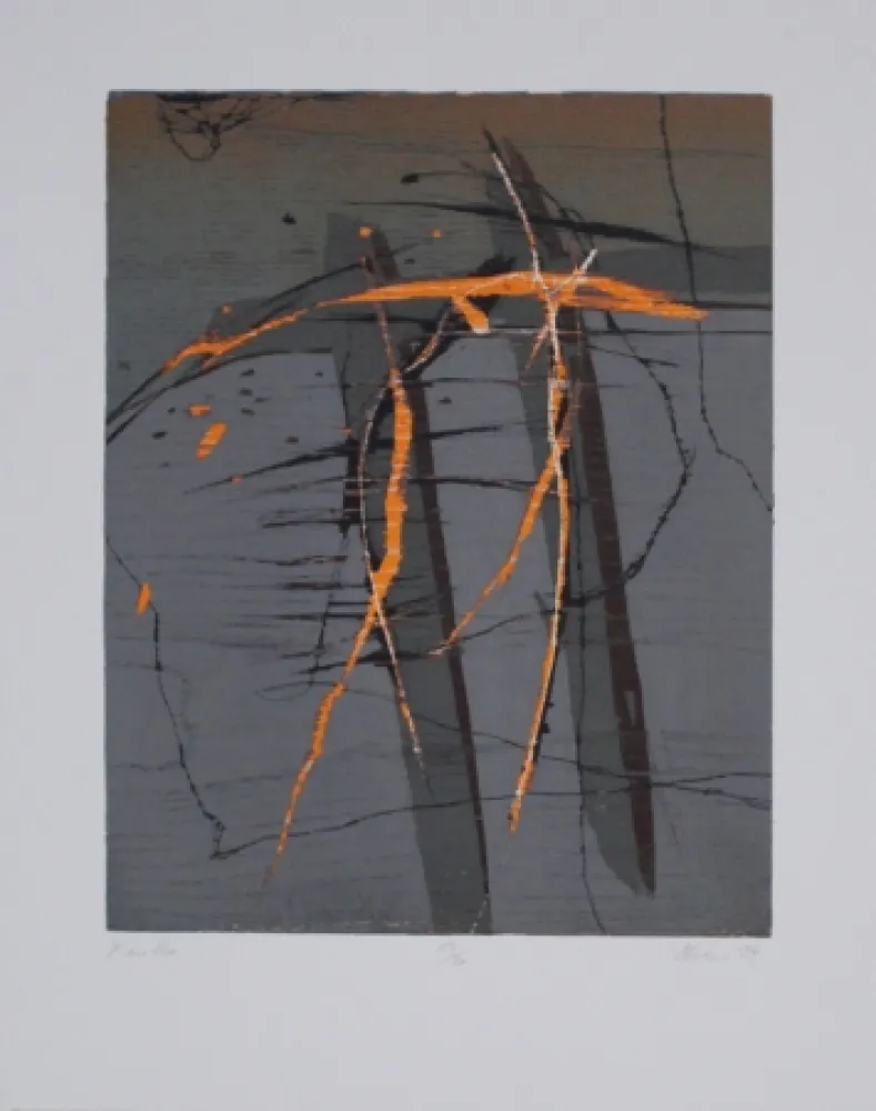 Woodcut Olschewski - Xantho