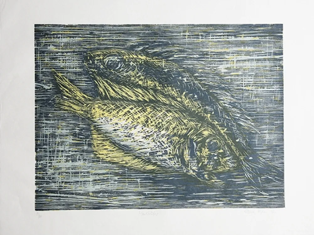 Woodcut Olsen - Maulbrüter